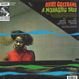 Alice Coltrane ‎– A Monastic Trio